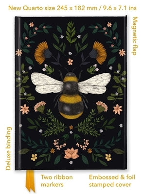 Jade Mosinski: Bee (Foiled Quarto Journal) by Flame Tree Studio