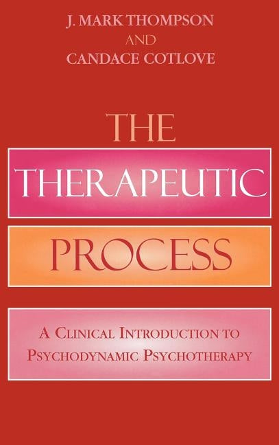 The Therapeutic Process: A Clinical Introduction to Psychodynamic Psychotherapy by Thompson, Mark J.
