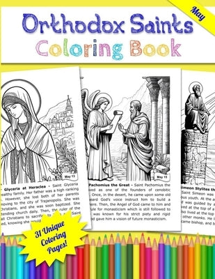 May Orthodox Christian Saints Coloring Book by Smith, Basil