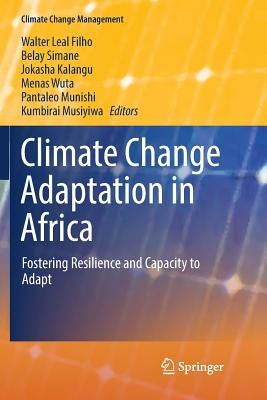 Climate Change Adaptation in Africa: Fostering Resilience and Capacity to Adapt by Leal Filho, Walter