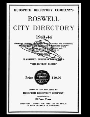 Roswell City Directory 1943-44 by Company's, Hudsepth Directory