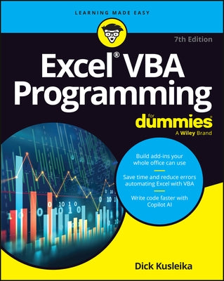 Microsoft 365 Excel VBA Programming for Dummies by Kusleika, Dick