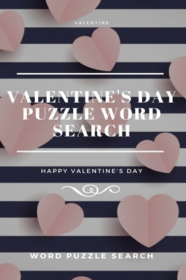 Valentine Valentine's Day puzzle Word Search Happy Valentine's Day by Book, Word Puzzle Search