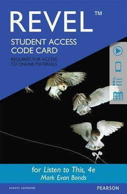 Revel for Listen to This -- Access Card by Bonds, Mark