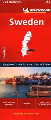 Sweden Map 753 by Michelin