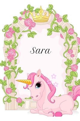 Sara: Diario de unicornios para niñas, Regalo Personalizado by Publishing, Tiny Dot