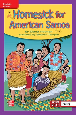 Reading Wonders Leveled Reader Homesick for American Samoa: Ell Unit 6 Week 5 Grade 4 by McGraw Hill