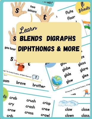 Learn Blends Digraphs Diphthongs & More: Consonants and Vowel Digraphs Learning Letter Sounds English Phonics For Kids Phonics Sounds Phonic Reader bo by Dr Vimuktha Avinash