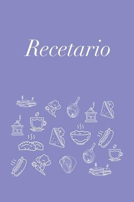 Recetario: Libreta a Rayas Pequeña, Libro de Recetas, Recetario En Blanco Para Escribir. Regalo Original Perfecto Para Mujer, Hom by For Everyone, Journals