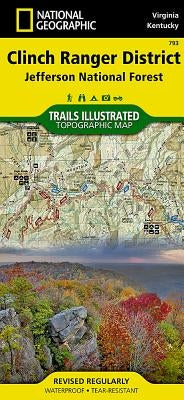 Clinch Ranger District Map [Jefferson National Forest] by National Geographic Maps