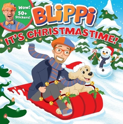 Blippi: It's Christmastime! [With Stickers] by Editors of Studio Fun International