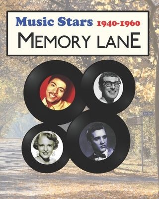 Music Stars (1940-1960) Memory Lane: large print book for dementia patients by Morrison, Hugh