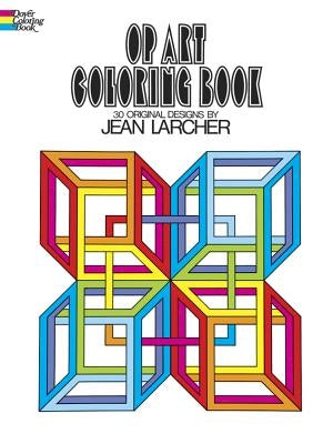 Op Art Coloring Book by Larcher, Jean