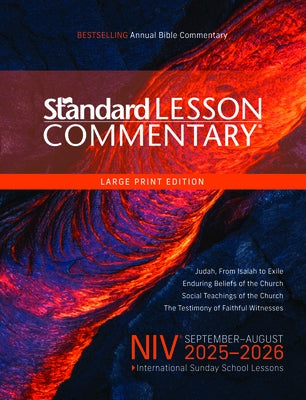 Niv(r) Standard Lesson Commentary(r) Large Print Edition 2025-2026 by Standard Publishing