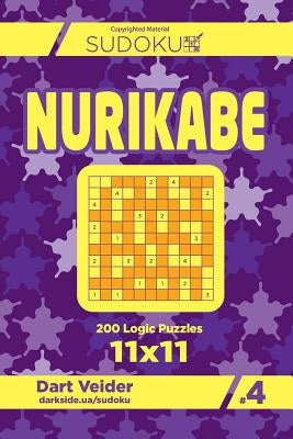 Sudoku Nurikabe - 200 Logic Puzzles 11x11 (Volume 4) by Veider, Dart