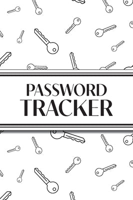 Password Tracker (White Keys): 6"x9" Alphabetical Password Logbook for Easy Organization by Revive Stationery
