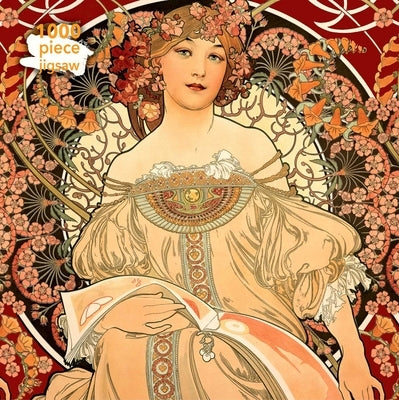 Adult Jigsaw Puzzle Alphonse Mucha: Reverie: 1000-Piece Jigsaw Puzzles by Flame Tree Studio