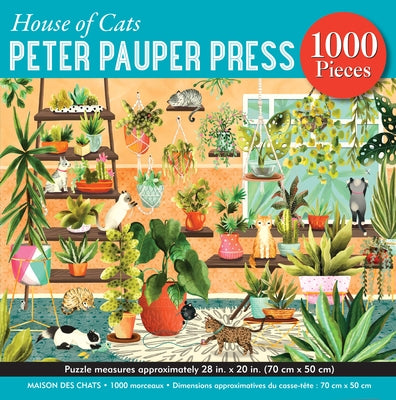 House of Cats 1000 Piece Jigsaw Puzzle by 