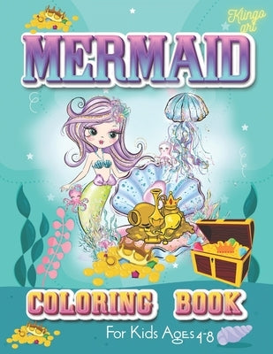 Mermaid coloring book for kids ages 4-8: For girls ages 8-12, 4-8, 3-5 (mermaid coloring books for girls) by Klingo Art