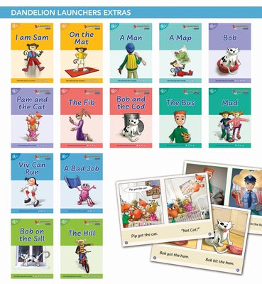 Phonic Books Dandelion Launchers Extras Stages 1-7 I Am Sam: Decodable Books for Beginner Readers Sounds of the Alphabet by Phonic Books