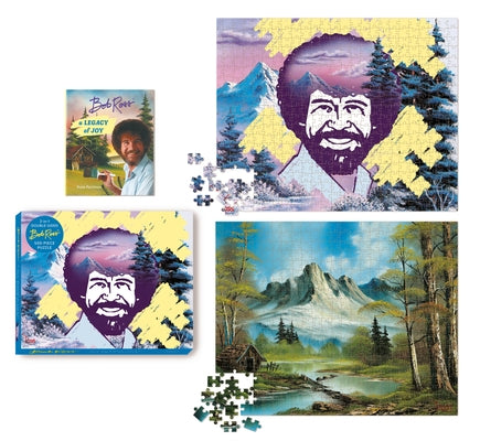 Bob Ross 2-In-1 Double-Sided 500-Piece Puzzle by Pearlman, Robb