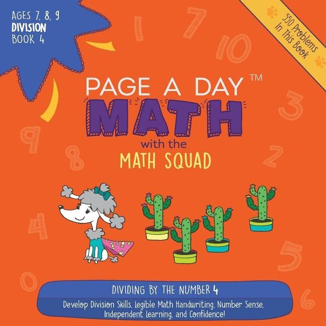 Page A Day Math Division Book 4: Dividing by 4 by Auerbach, Janice