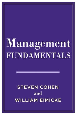 Management Fundamentals by Cohen, Steven