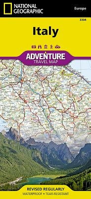 Italy Map by National Geographic Maps