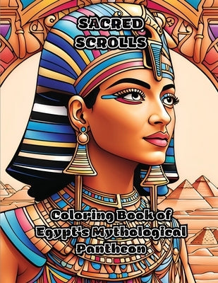 Sacred Scrolls: Coloring Book of Egypt's Mythological Pantheon by Colorzen