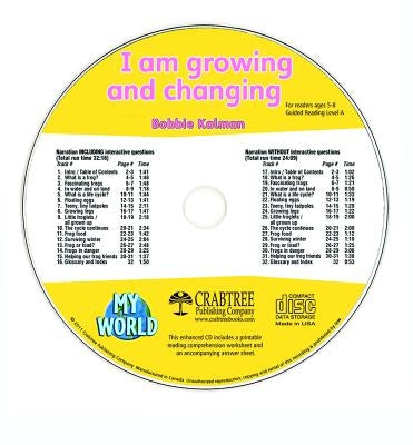 I Am Growing and Changing - CD Only by Kalman, Bobbie