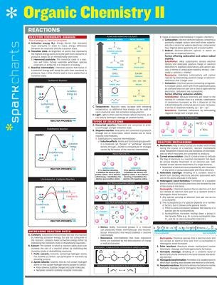 Organic Chemistry II Sparkcharts: Organic Chemistry Reactions Volume 49 by Sparknotes