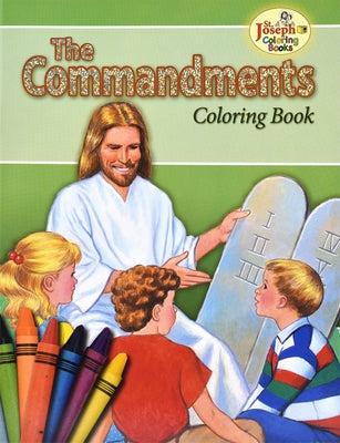 Coloring Book about the Commandments by Lovasik, Lawrence G.