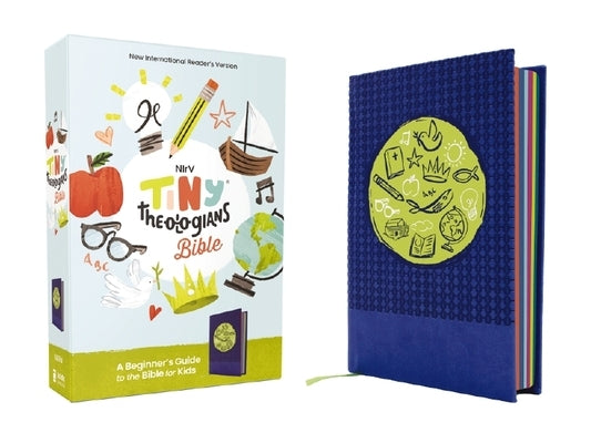 Nirv, Tiny Theologians Bible, Leathersoft Over Board, Blue, Comfort Print: A Beginner's Guide to the Bible - For Kids by Gannett, Amy