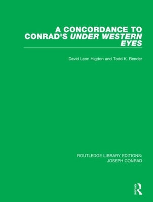 A Concordance to Conrad's Under Western Eyes by Higdon, David Leon