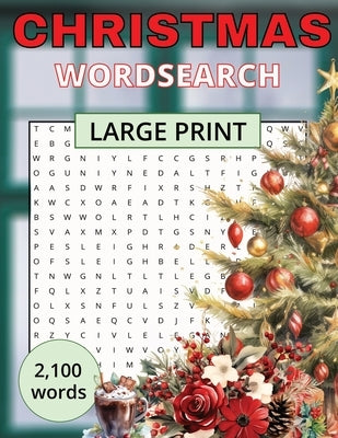 Christmas Word Search: 100 themed puzzles Large Print by Hearthside Press