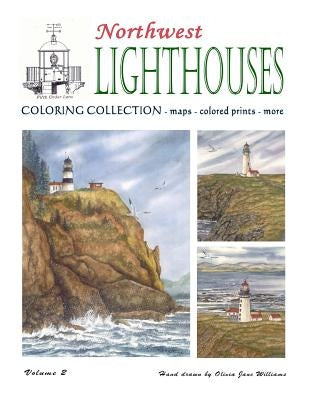 Northwest Lighthouse Coloring Collection - Vol. 2 by Williams, Olivia Jane