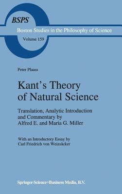 Kant's Theory of Natural Science by Plaass, Peter