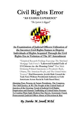 Civil Rights Error: "An Exodus Experience" by Sewell, Starsha M.