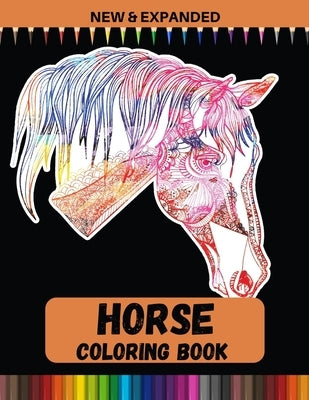 Horse Coloring Book (New & Expanded): Unique Art And Designs For Relaxation by Point, Print