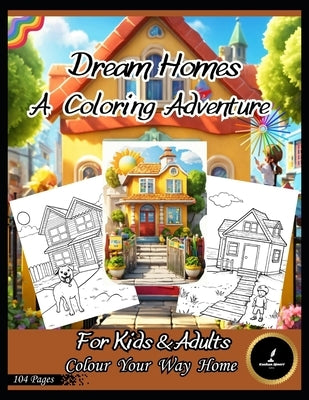 Coloring Book for Adults Relaxation Houses: Dream Home Coloring Book for Kids & Adults by Ajmeri, Kashan
