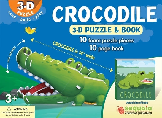 Crocodile: Wildlife 3D Puzzle and Book [With Puzzle] by Rothberg, J. L.
