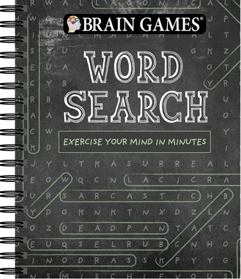 Brain Games - Word Search (Chalkboard #1): Exercise Your Mind in Minutes Volume 1 by Publications International Ltd