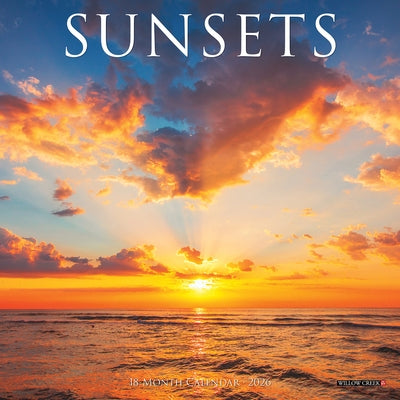 Sunsets 2026 7 X 7 Mini Wall Calendar by Willow Creek Press