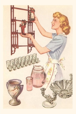 Vintage Journal Housewife with Wall-Mount Etager by Found Image Press