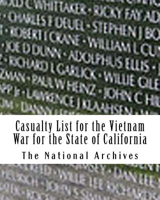 Casualty List for the Vietnam War for the State of California by Archives, The National