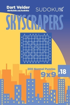 Sudoku Skyscrapers - 200 Normal Puzzles 9x9 (Volume 18) by Veider, Dart