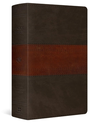 ESV Large Print Personal Size Bible, Red Letter, Thumb Indexed (Trutone, Forest/Tan, Trail Design) by Esv Bibles