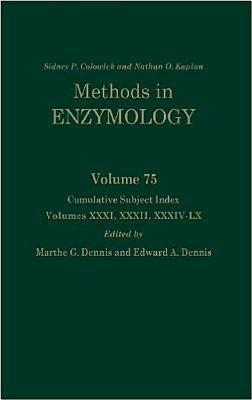 Cumulative Subject Index, Volumes 31, 32 and 34-60: Volume 75 by Kaplan, Nathan P.