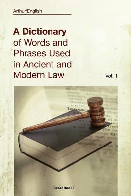 Dictionary of Words Vol.1 by English, Arthur