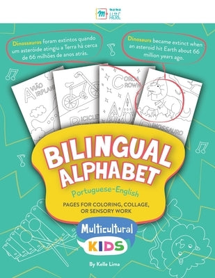 Bilingual Alphabet: Pages for Coloring, Collage, or Sensory Work by Lima, Kelle